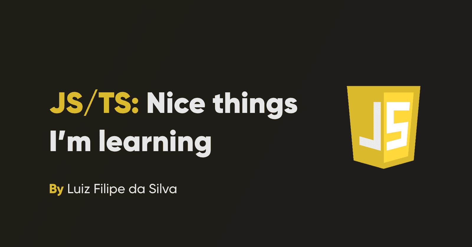 Nice things I'm learning while creating my framework